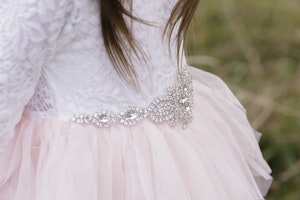 pretty belt on dress